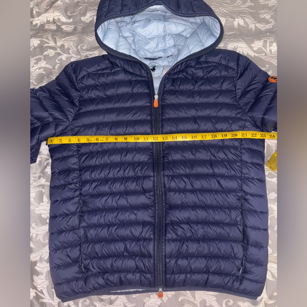 SAVE THE DUCK Navy Puffer Jacket. Excellent Condition - Picture 4 of 11